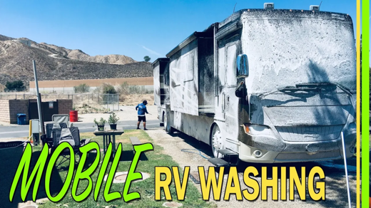 mobile RV washing